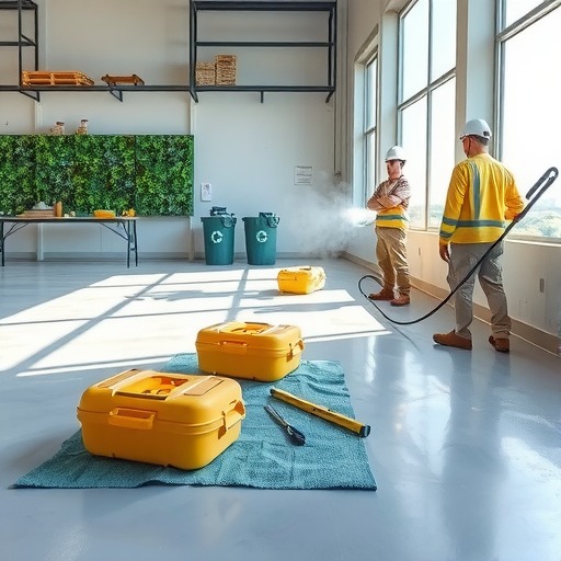 地面涂装施工工程是如何减少环境污染的?(图1) 地面涂装施工工程是如何减少环境污染的?(图1)